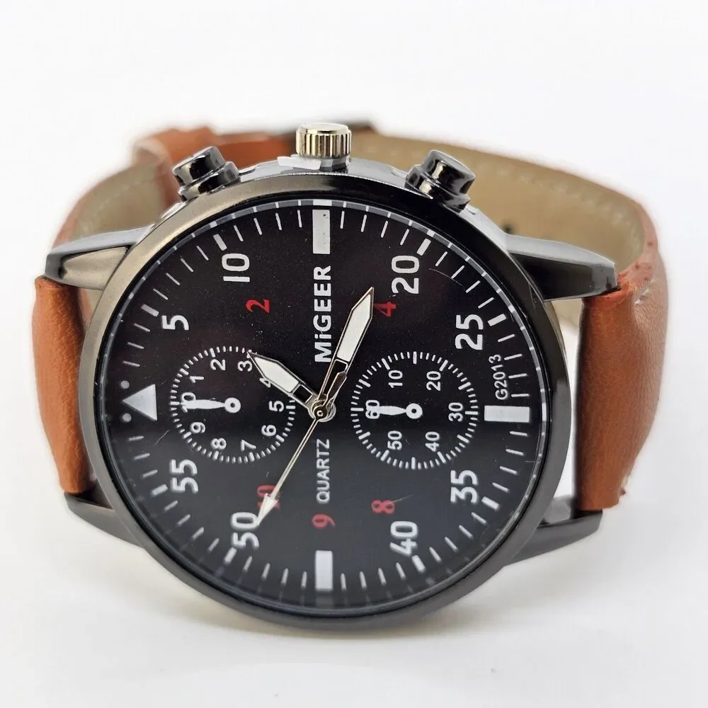 3X Men's Fashion Watches Good For Birthday Graduation Gifts Men's Watch Set of 3